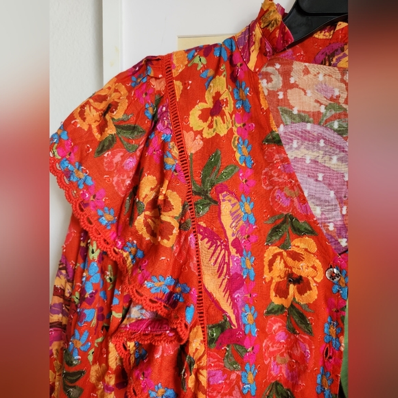 NWT FARM RioRed Spring Bananas Blouse - Picture 5 of 11